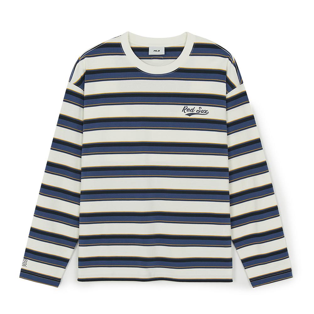 เสื้อยืดแขนยาว Sportive Stripe Long Sleeve T-Shirts Boston Red Sox