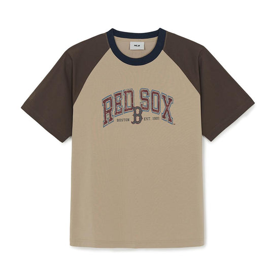 เสื้อยืด Vintage Color Block T-Shirts Boston Red Sox