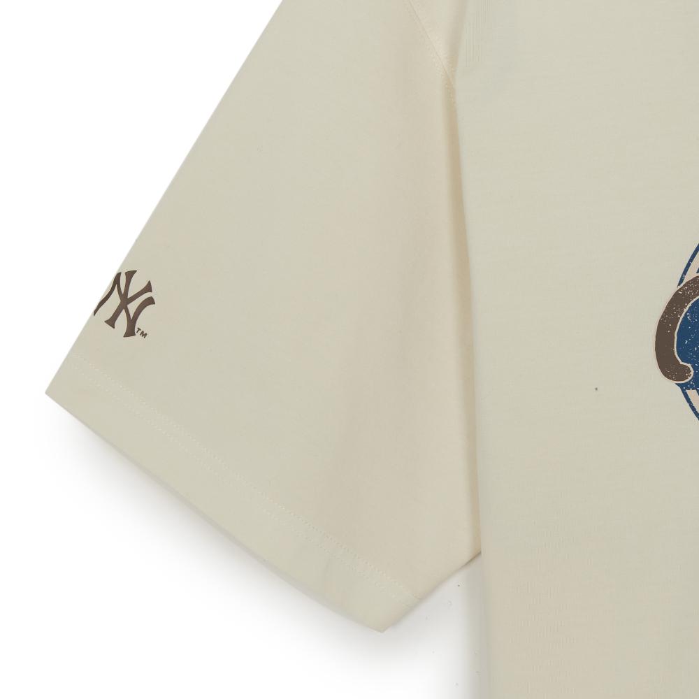 เสื้อยืด Vintage Washing Graphic T-Shirts New York Yankees