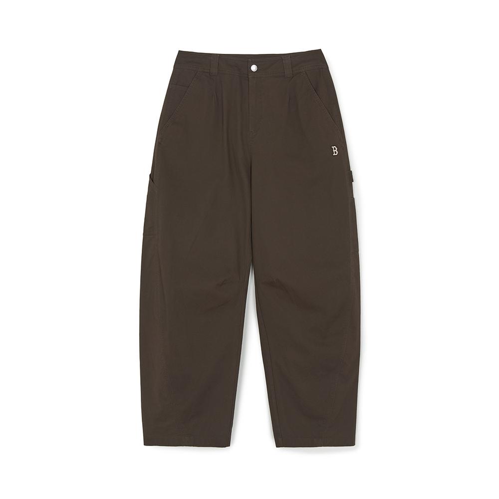 กางเกงขายาว Vintage Washing Cotton Carpenter Curved Wide Pants Boston Red Sox