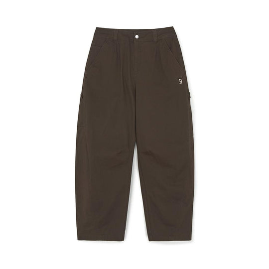กางเกงขายาว Vintage Washing Cotton Carpenter Curved Wide Pants Boston Red Sox