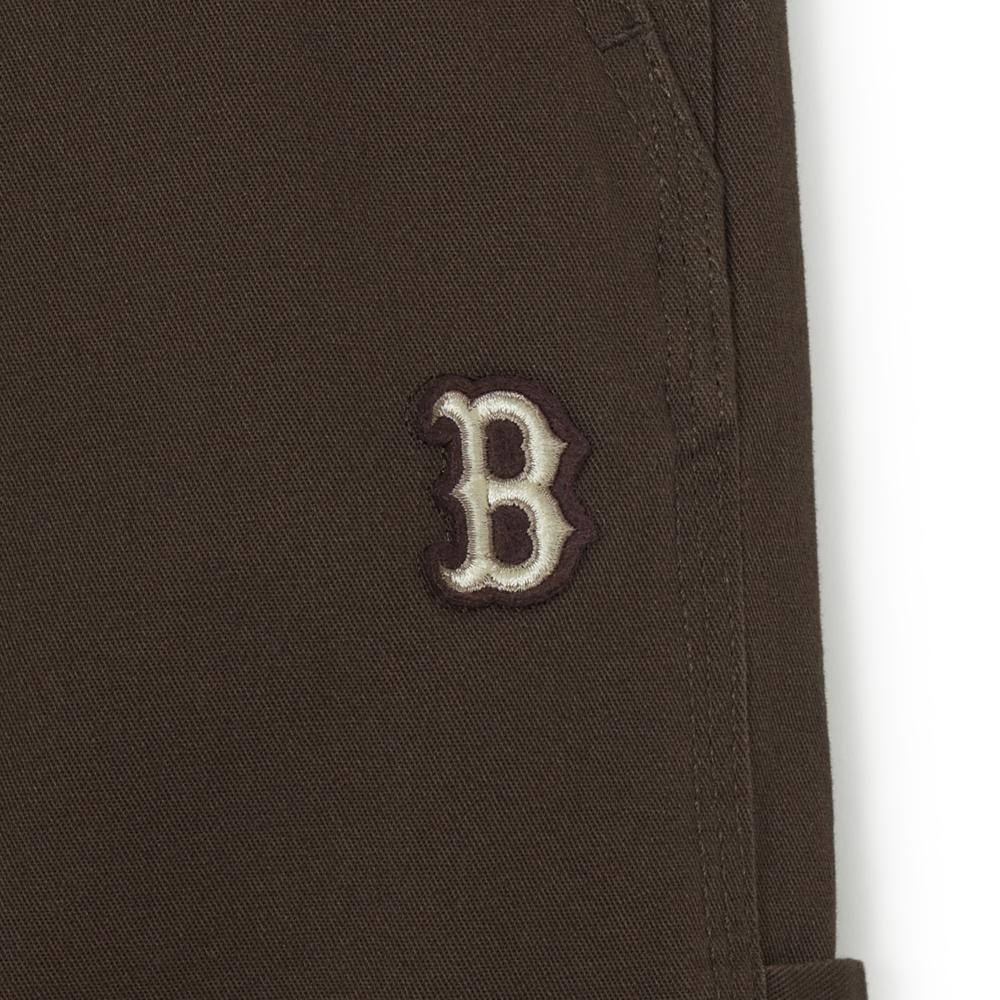 กางเกงขายาว Vintage Washing Cotton Carpenter Curved Wide Pants Boston Red Sox