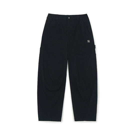 กางเกงขายาว Vintage Washing Cotton Carpenter Curved Wide Pants New York Yankees