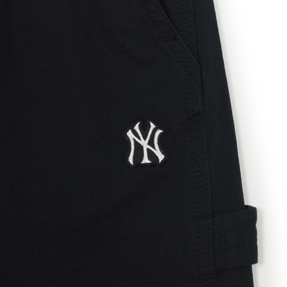 กางเกงขายาว Vintage Washing Cotton Carpenter Curved Wide Pants New York Yankees