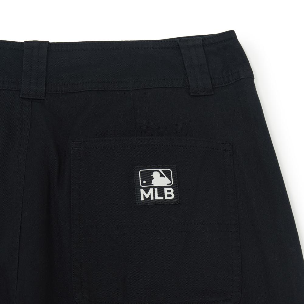 กางเกงขายาว Vintage Washing Cotton Carpenter Curved Wide Pants New York Yankees