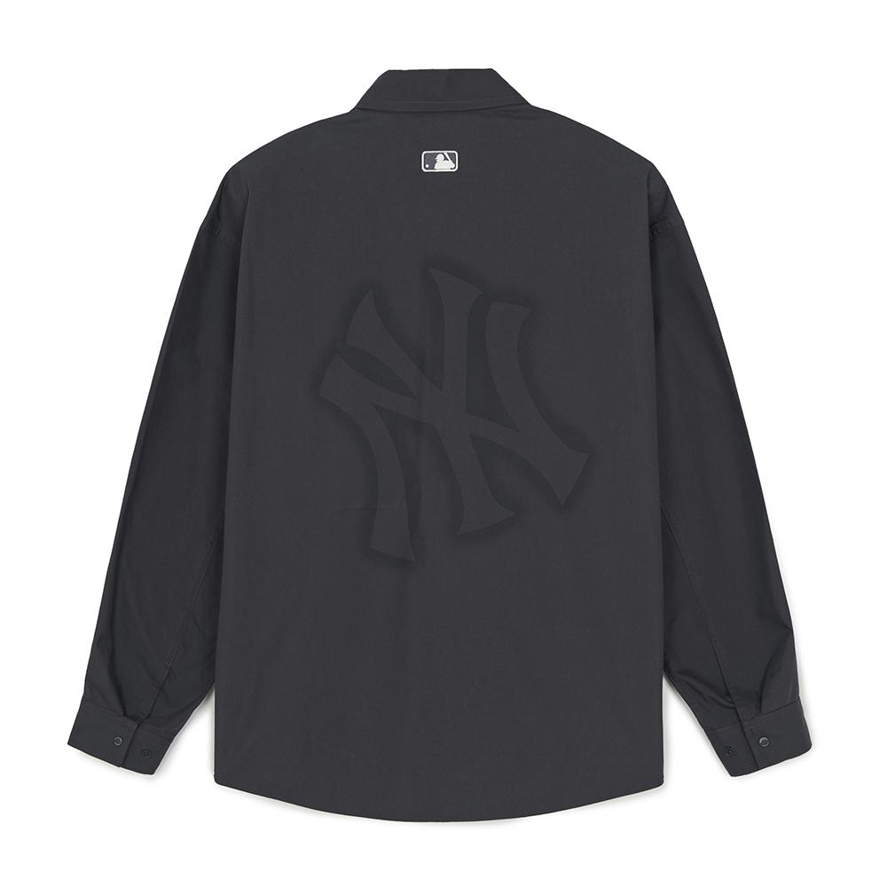 เสื้อเชิ้ต Street Mega Logo Cotton Blend Long Sleeves Shirts Jacket New York Yankees