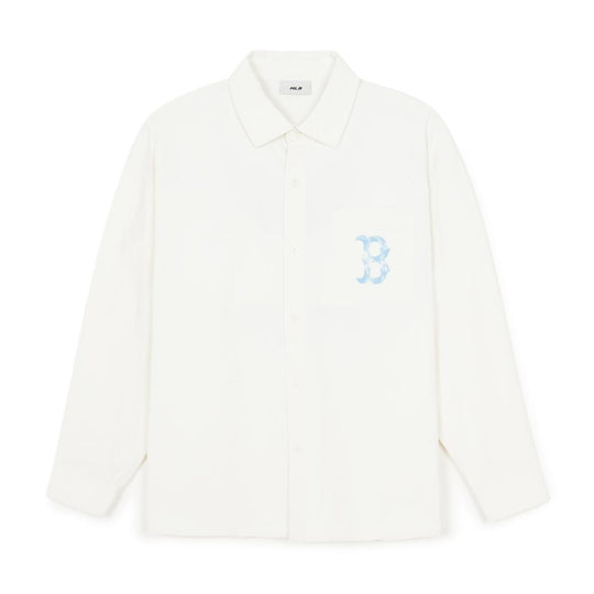 เสื้อเชิ้ต Street Big-Lux Cotton Touch Long Sleeves Shirts Boston Red Sox