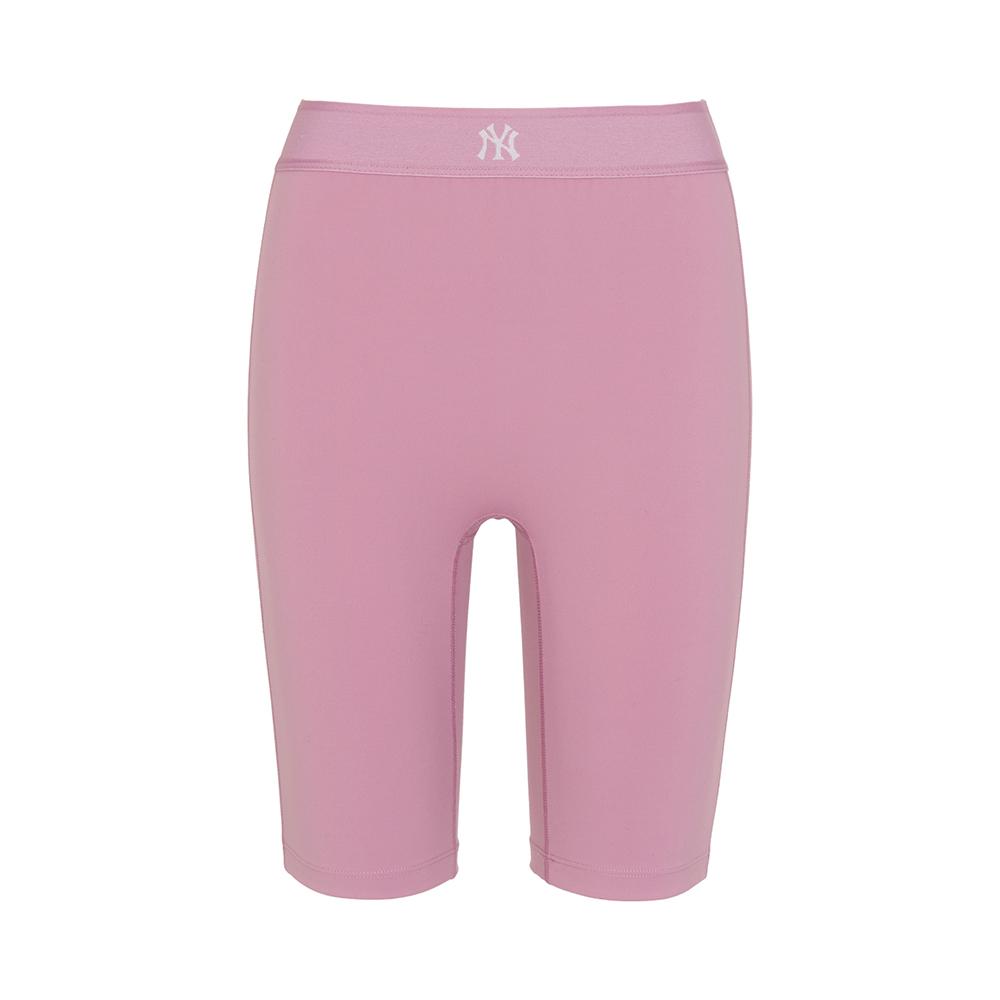 กางเกงเลกกิ้ง  Basic Band Logo Point Bike Shorts New York Yankees