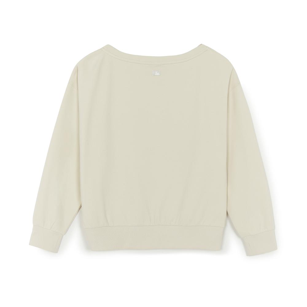 Women's Basic Off Shoulder Sweatshirts New York Yankees
