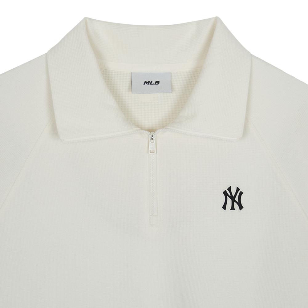 Basic Waffle Half Zip Sweatshirts New York Yankees