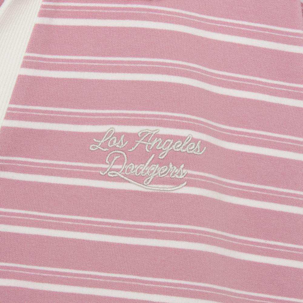 เสื้อสเวตเชิ้ต Womens Varsity Sportive Stripe Sweatshirts Los Angeles Dodgers