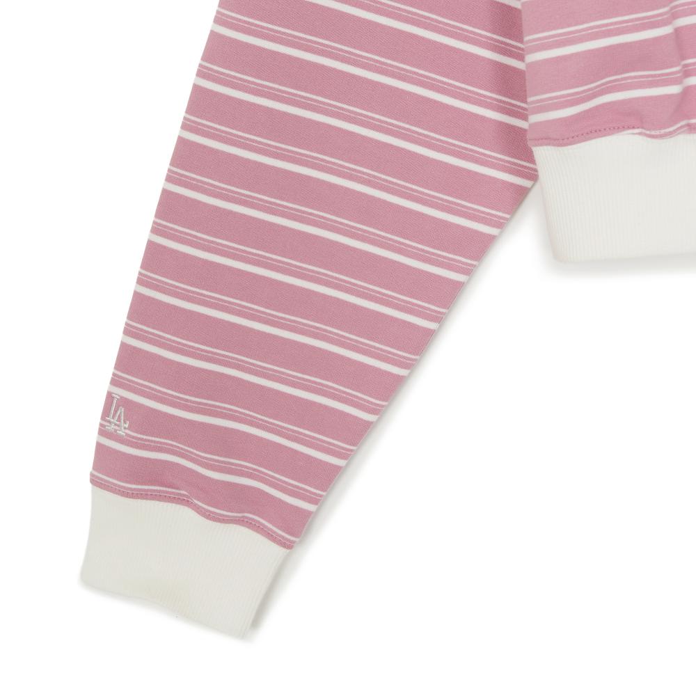 เสื้อสเวตเชิ้ต Womens Varsity Sportive Stripe Sweatshirts Los Angeles Dodgers