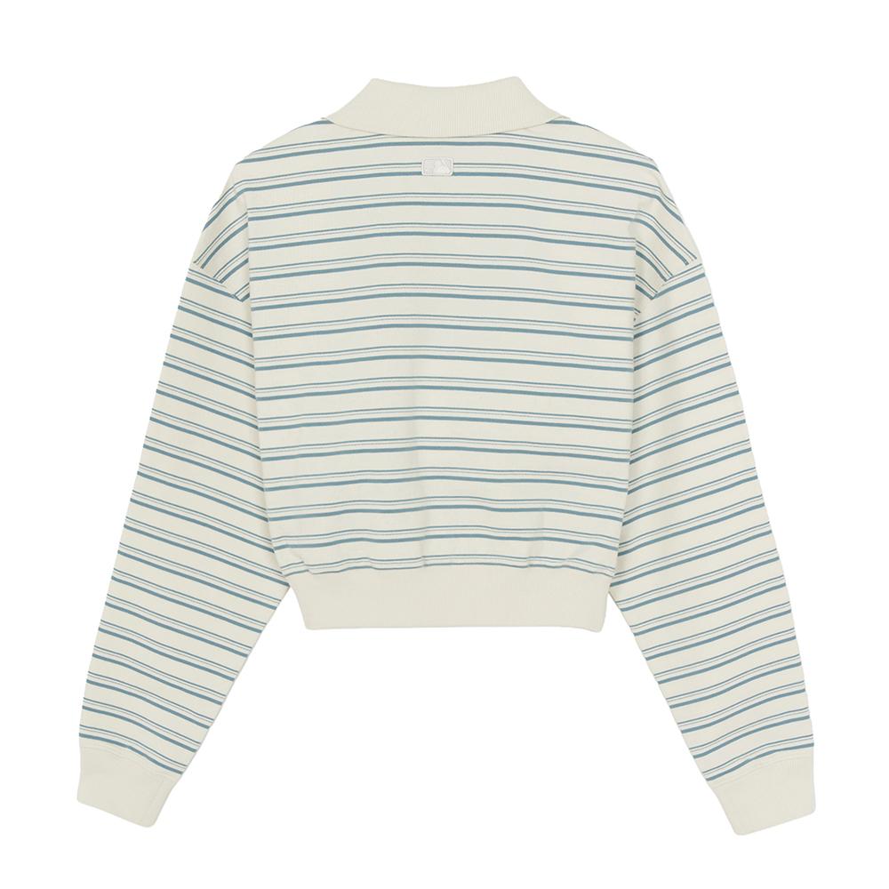 เสื้อสเวตเชิ้ต Womens Varsity Sportive Stripe Sweatshirts Boston Red Sox