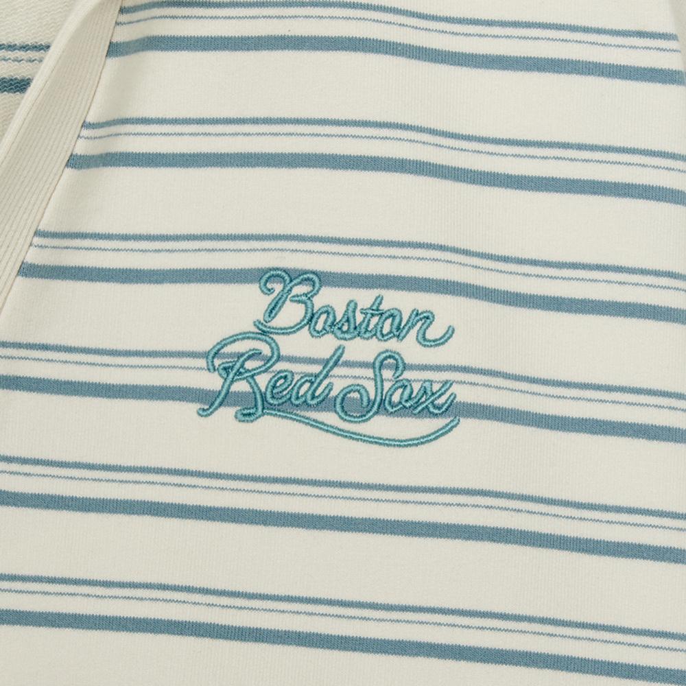 เสื้อสเวตเชิ้ต Womens Varsity Sportive Stripe Sweatshirts Boston Red Sox