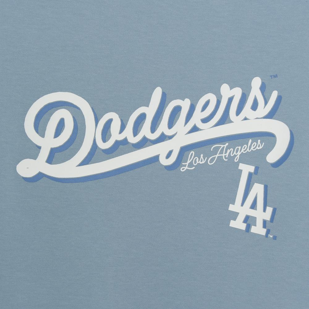 Womens Varsity Sportive Off-Shoulder Sweatshirts Los Angeles Dodgers