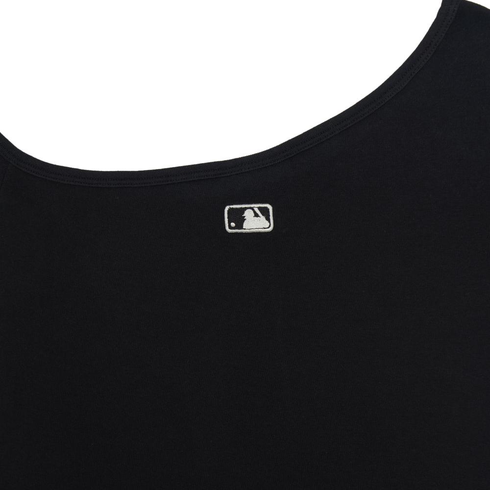 Basic Off Shoulder Shirring Ribbed Ops Los Angeles Dodgers