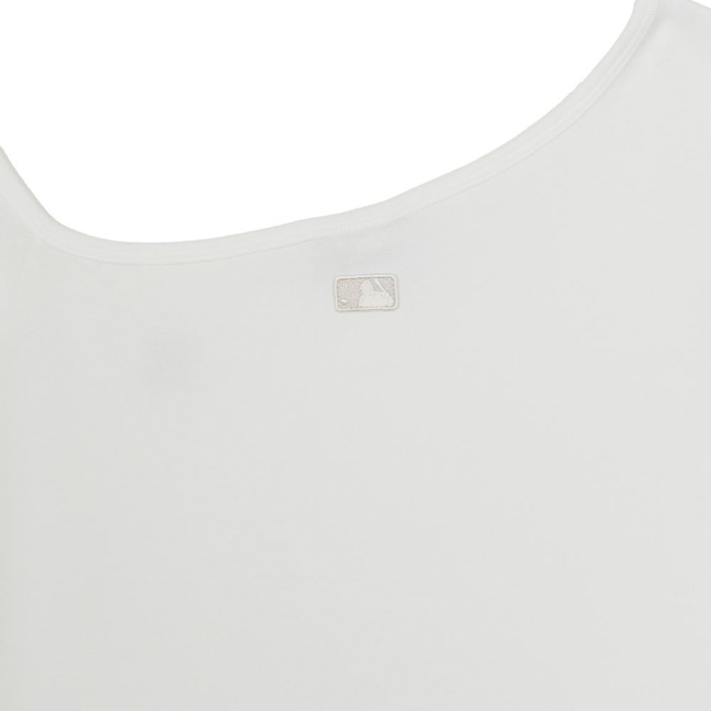 Basic Off Shoulder Shirring Ribbed Ops New York Yankees