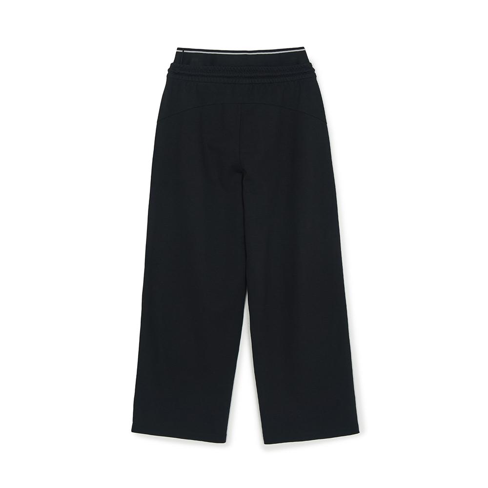 Womens Basic Double Waisted Semi Wide Hip Pants New York Yankees