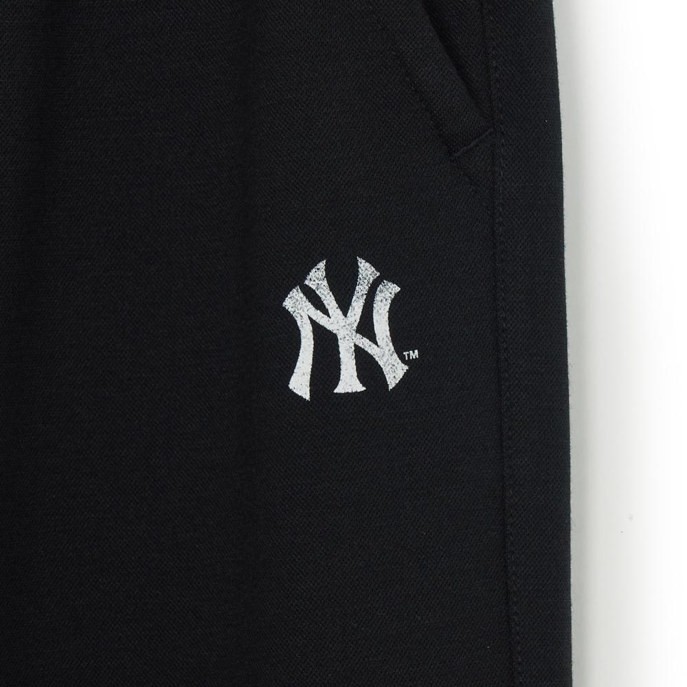 Womens Basic Double Waisted Semi Wide Hip Pants New York Yankees