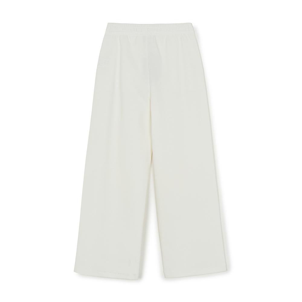 กางเกงขายาว Womens Basic Ribbed Semi Wide Pants New York Yankees