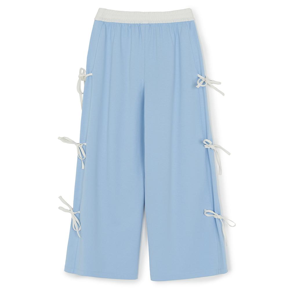 กางเกงขายาว  Basic Side Ribbon Wide Pants Los Angeles Dodgers