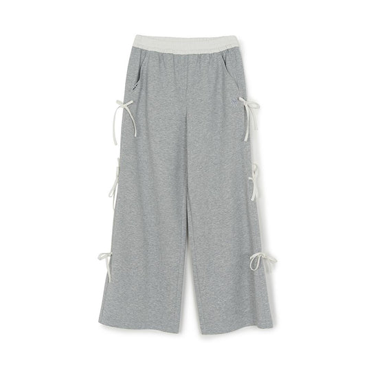 กางเกงขายาว  Basic Side Ribbon Wide Pants New York Mets
