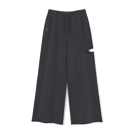 กางเกงขายาว Womens Basic Cut Out Washing Wide Pants Boston Red Sox