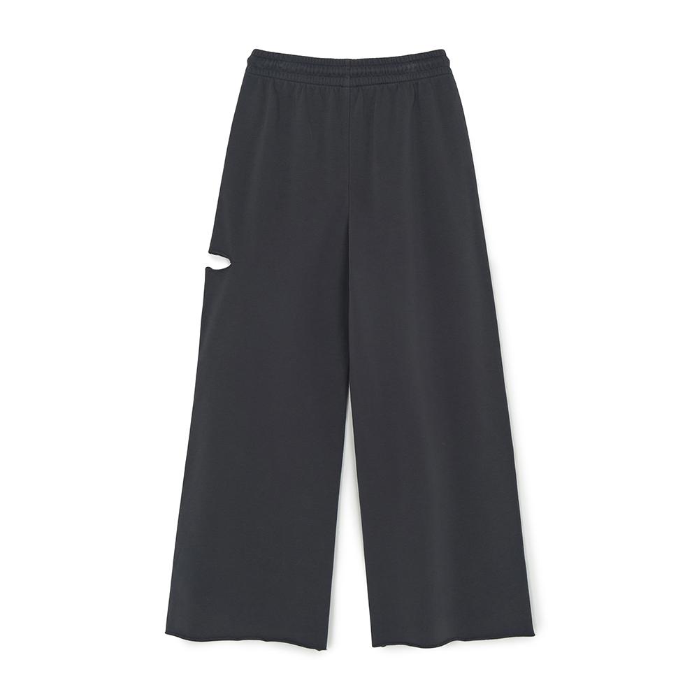 กางเกงขายาว Womens Basic Cut Out Washing Wide Pants Boston Red Sox