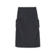 Gorpcore Glossy Parachutte Cargo Long Skirt New York Yankees