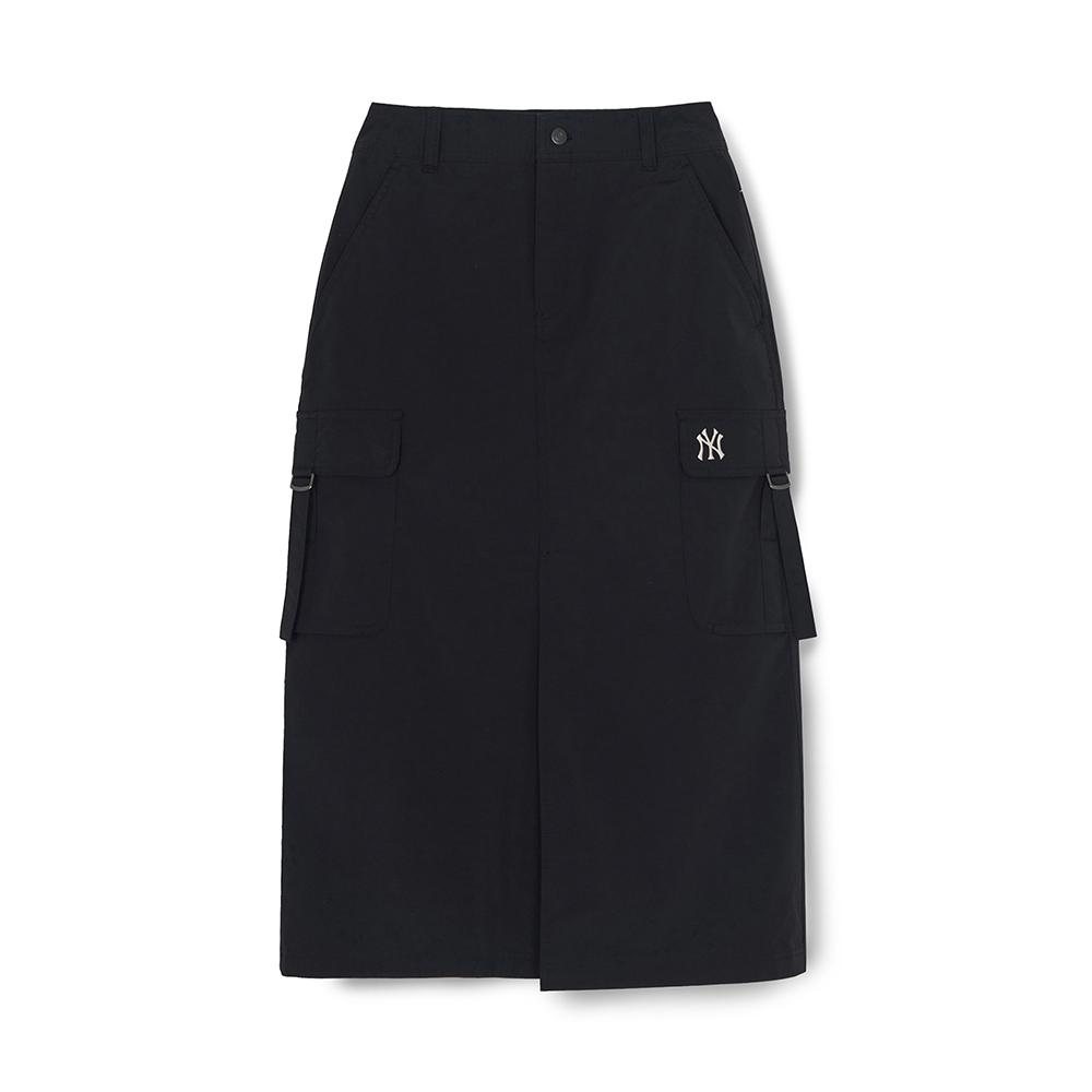 กระโปรง Vintage Washing Cotton Strap Cargo Long Skirt New York Yankees