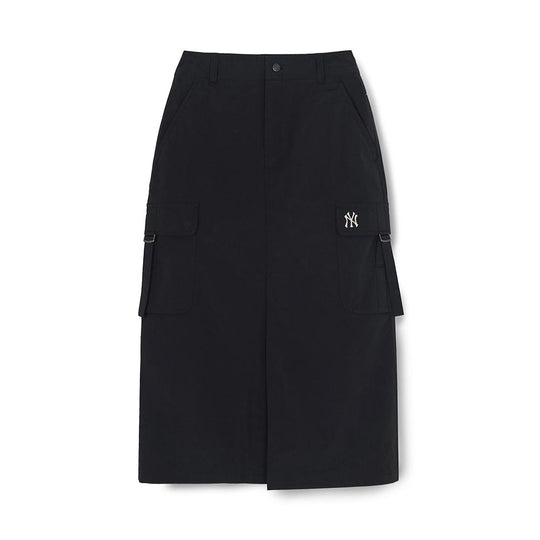 กระโปรง Vintage Washing Cotton Strap Cargo Long Skirt New York Yankees