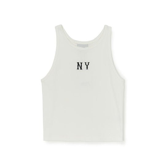 เสื้อกล้าม Women's Basic Coopers Slim Crop Sleeveless Top New York Yankees