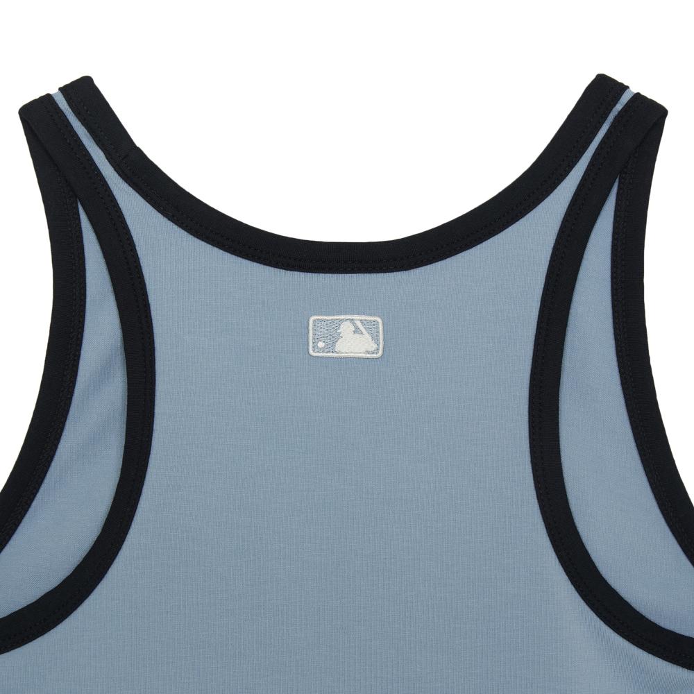 เสื้อกล้าม Women's Basic Ringer Crop Sleeveless T-Shirts Los Angeles Dodgers