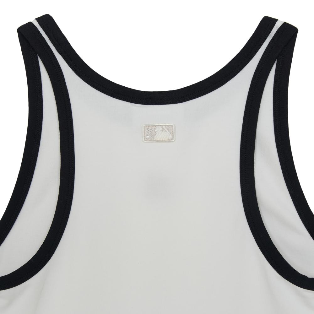 เสื้อกล้าม Women's Basic Ringer Crop Sleeveless T-Shirts New York Yankees
