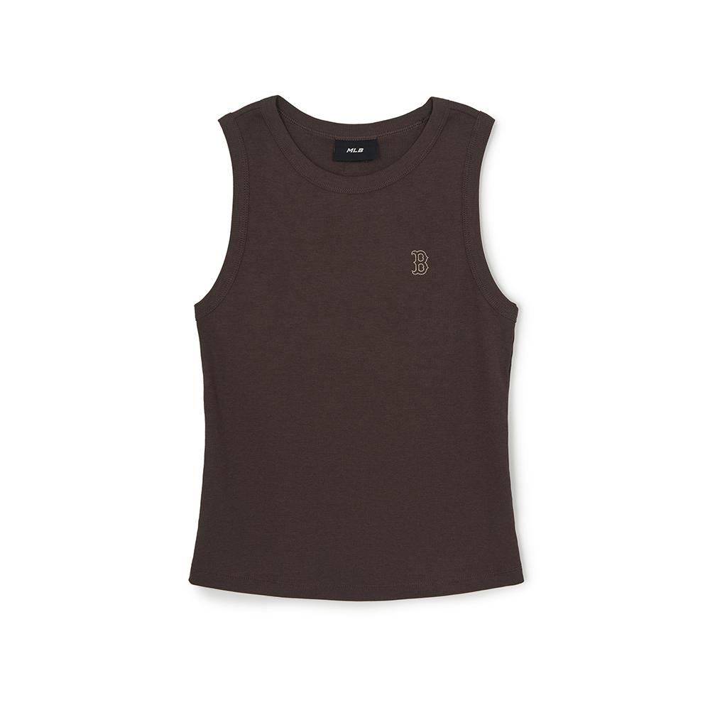 เสื้อกล้าม  Street Slim Ribbed Sleeveless T-Shirts Boston Red Sox