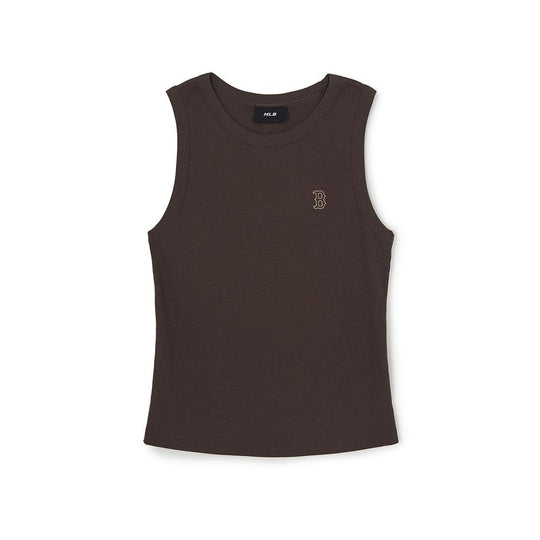 เสื้อกล้าม  Street Slim Ribbed Sleeveless T-Shirts Boston Red Sox