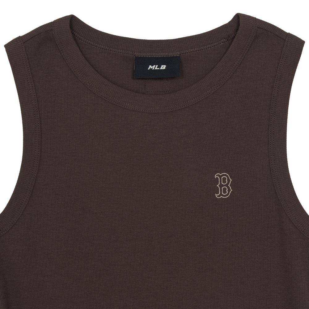เสื้อกล้าม  Street Slim Ribbed Sleeveless T-Shirts Boston Red Sox