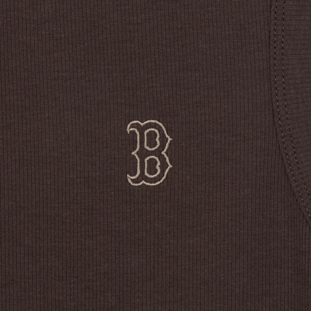 เสื้อกล้าม  Street Slim Ribbed Sleeveless T-Shirts Boston Red Sox