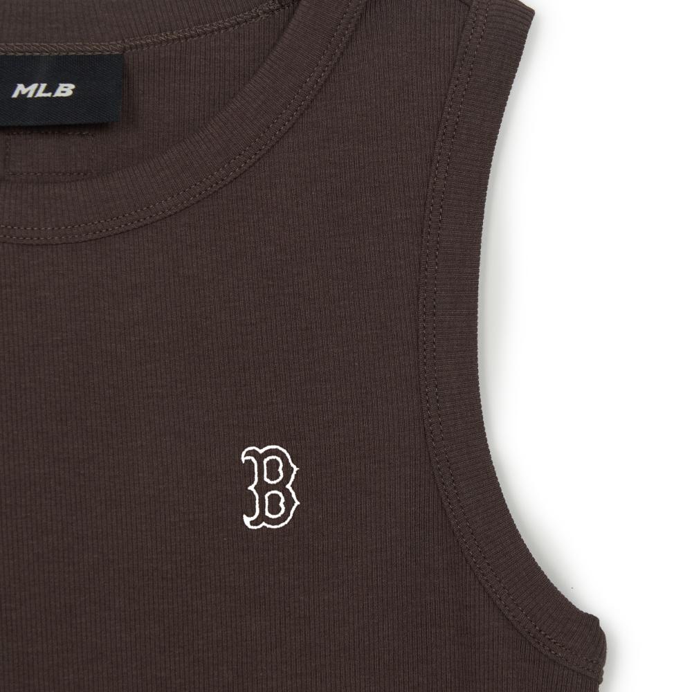 เสื้อกล้าม  Street Slim Ribbed Sleeveless T-Shirts Boston Red Sox