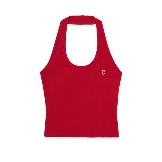 เสื้อคล้องคอ  Halterneck Sleeveless T-Shirt Cleveland Guardians