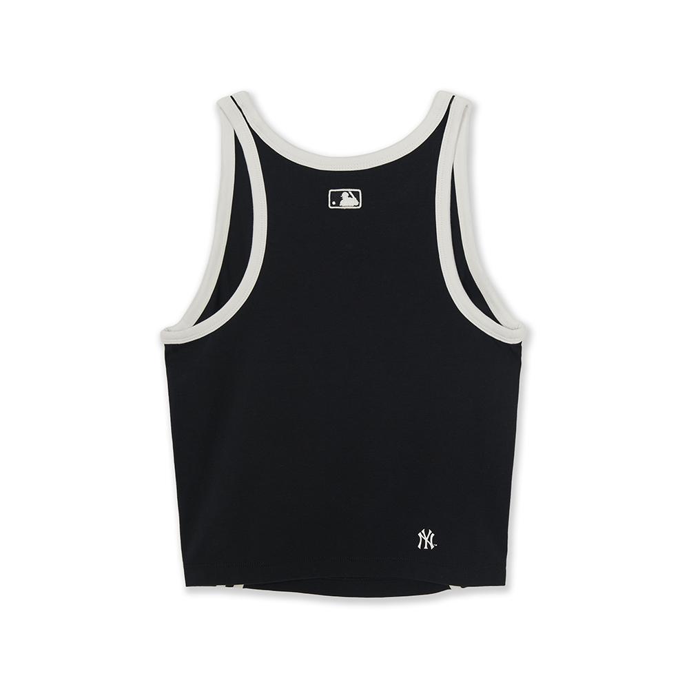 Sportive Cursive Sleeveless T-Shirts New York Yankees