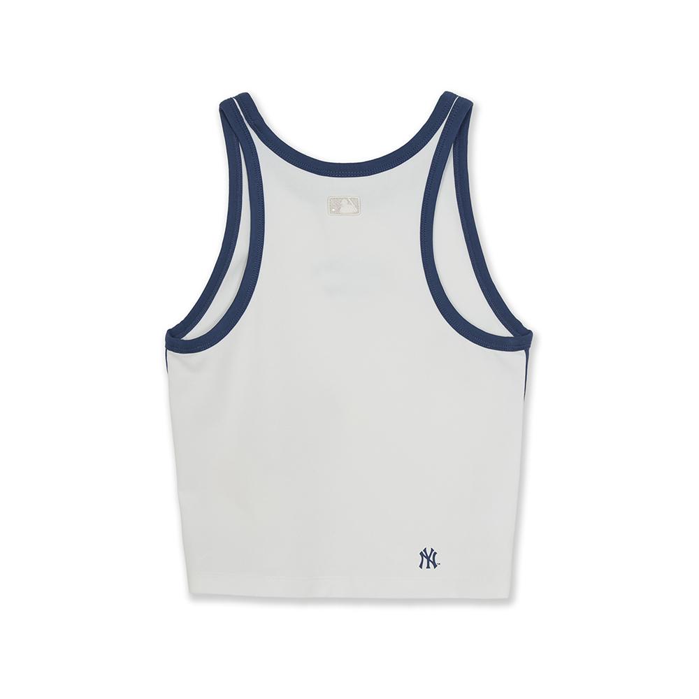 Sportive Cursive Sleeveless T-Shirts New York Yankees