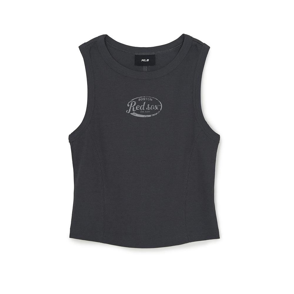 เสื้อกล้าม  Vintage Slim Ribbed Sleeveless T-Shirts Boston Red Sox