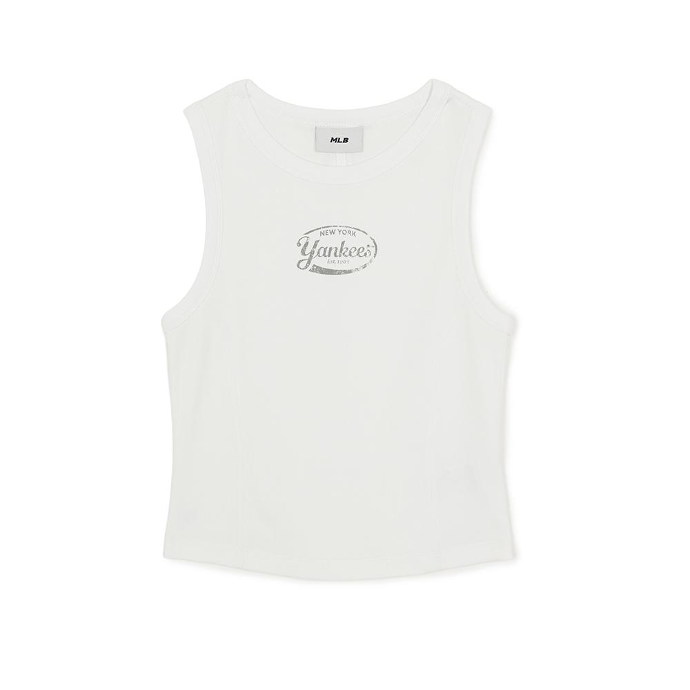 เสื้อกล้าม  Vintage Slim Ribbed Sleeveless T-Shirts New York Yankees