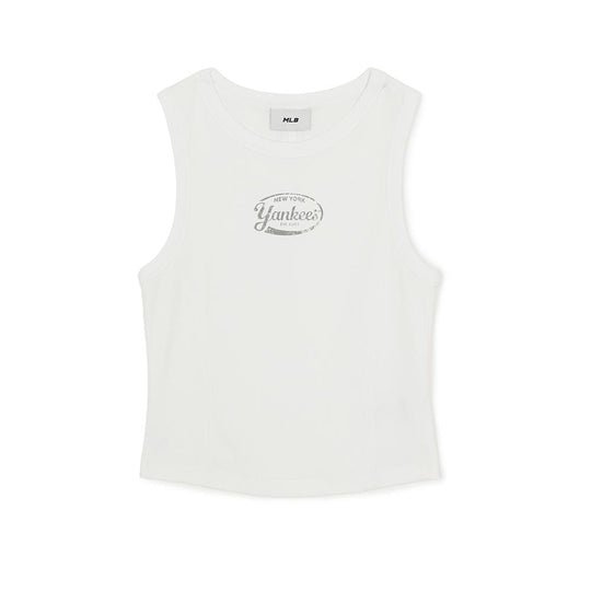 เสื้อกล้าม  Vintage Slim Ribbed Sleeveless T-Shirts New York Yankees