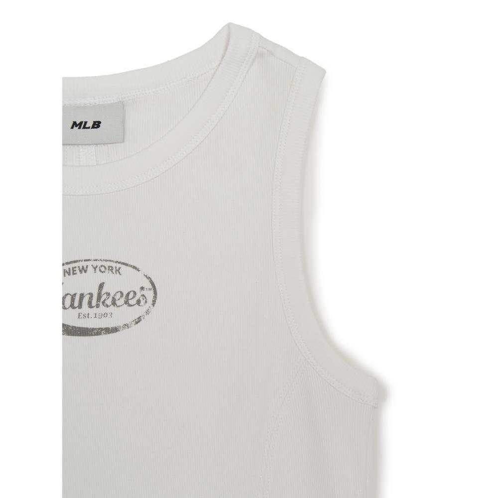เสื้อกล้าม  Vintage Slim Ribbed Sleeveless T-Shirts New York Yankees