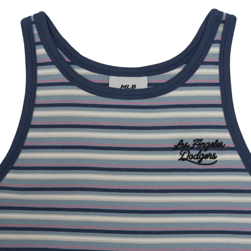 Stripe Sleeveless T-Shirts Los Angeles Dodgers