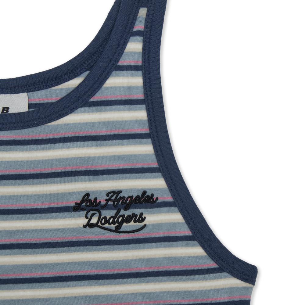Stripe Sleeveless T-Shirts Los Angeles Dodgers