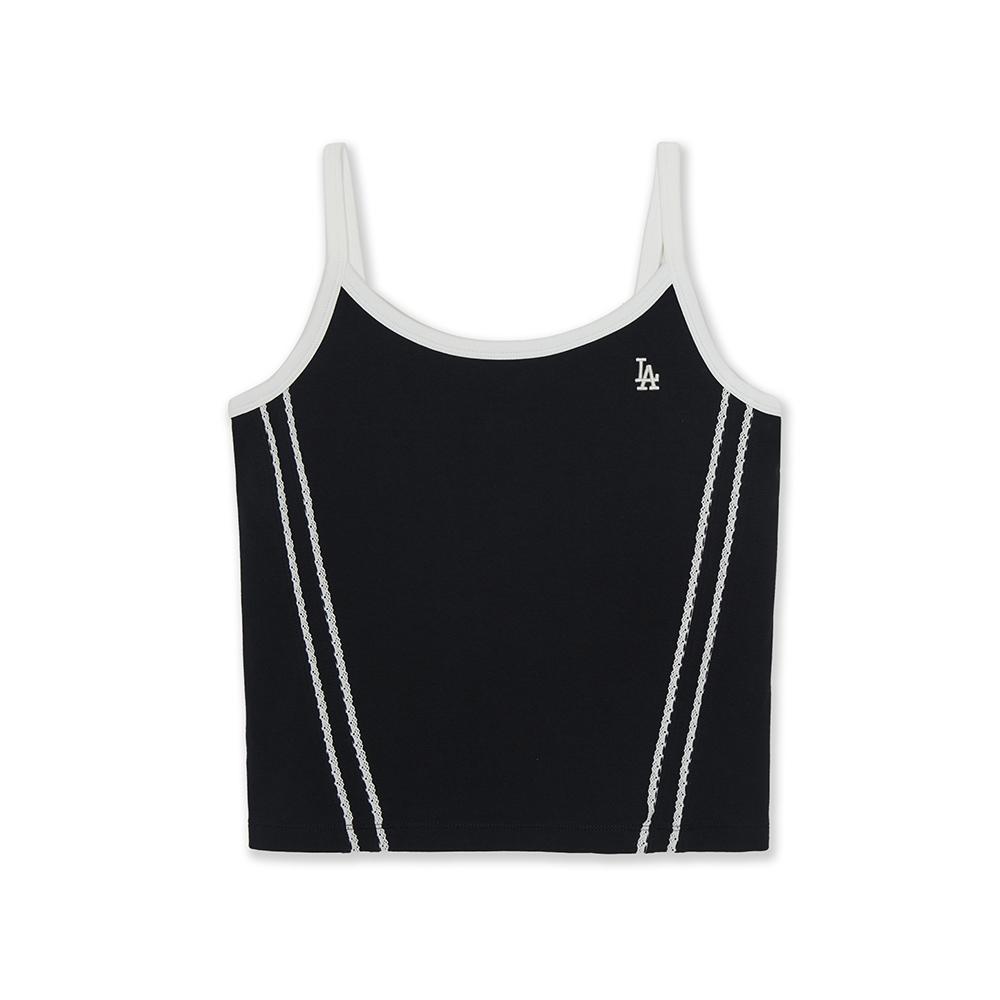 Varsity Lace Track Detail Sleeveless T-Shirt Los Angeles Dodgers