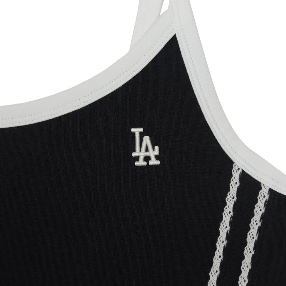 Varsity Lace Track Detail Sleeveless T-Shirt Los Angeles Dodgers